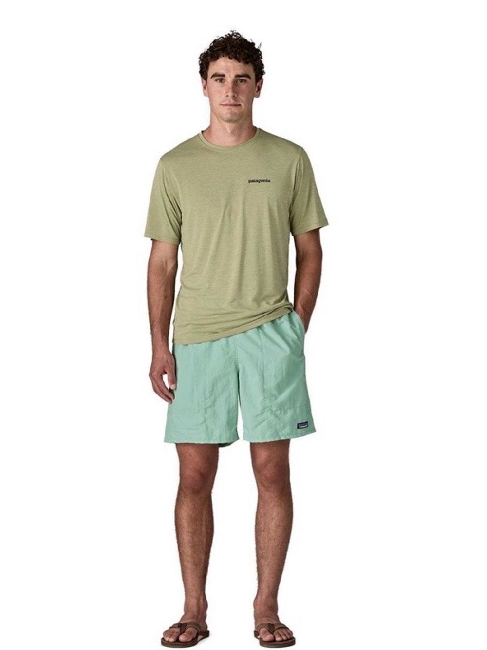 Patagonia  Men's Baggies Longs - 7” Shorts Style No. 58035  Elastic-Waist Size S